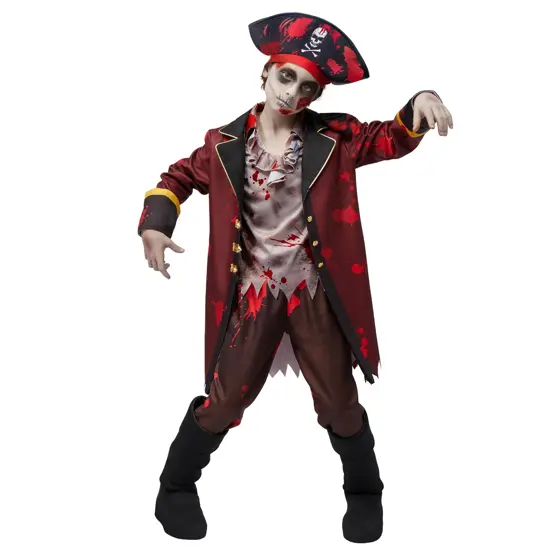 Disfraz de Pirata Zombie para Niño