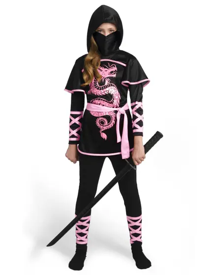 Set Disfraz Ninja Dragón Definitivo Infantil