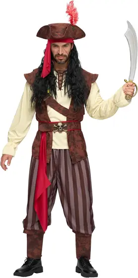 Disfraz de Pirata del Caribe para Hombre