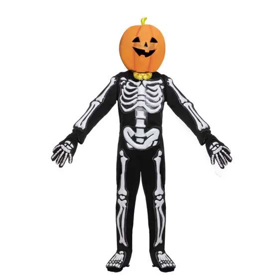 Disfraz de Esqueleto Calabaza para Niño
