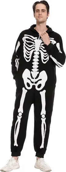 Enterizo de Esqueleto Familiar para Hombre