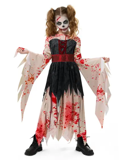 Disfraz de Zombie para Niña