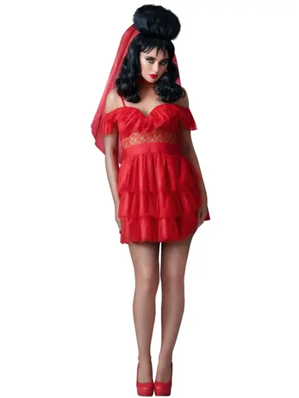Disfraz Lydia Novia Vestido Corto - Beetlejuice