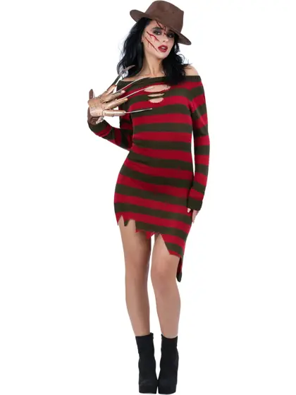 Disfraz Freddy Krueger Mujer