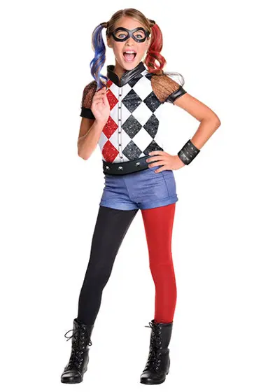Disfraz Harley Quinn Deluxe Niña