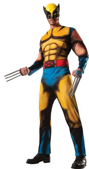 Disfraz Wolverine Musculoso Hombre