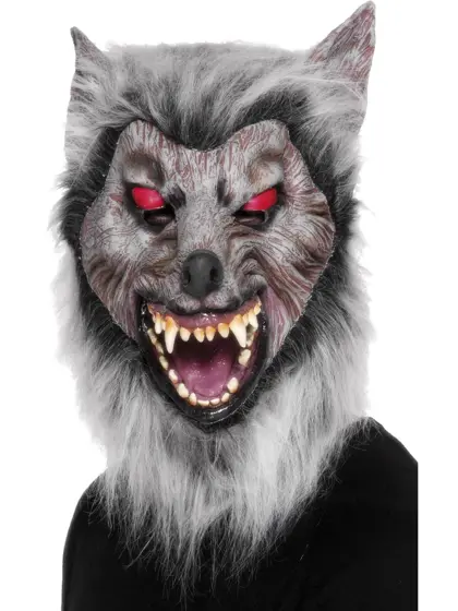 Máscara de Látex Lobo Acechador