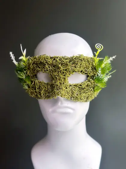 Máscara de Elfo del Bosque Verde