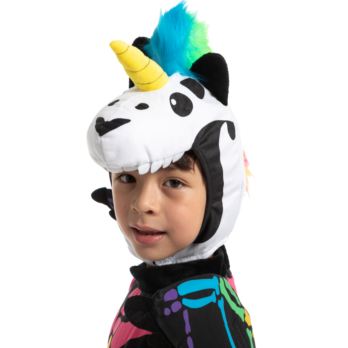 Disfraz de Esqueleto de Unicornio Multicolor Infantil, foto 5 de 11