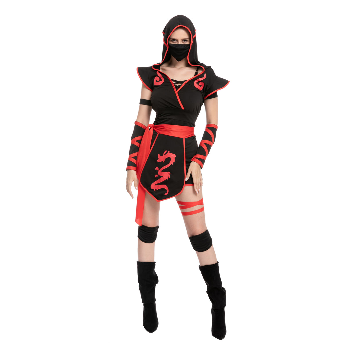 Disfraz de Ninja con Short para Mujer, foto 1 de 12