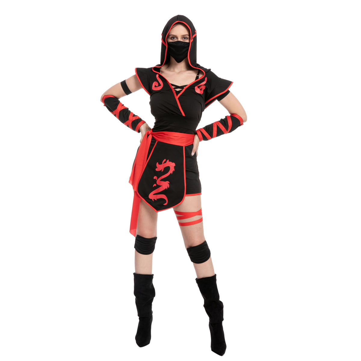 Disfraz de Ninja con Short para Mujer, foto 12 de 12
