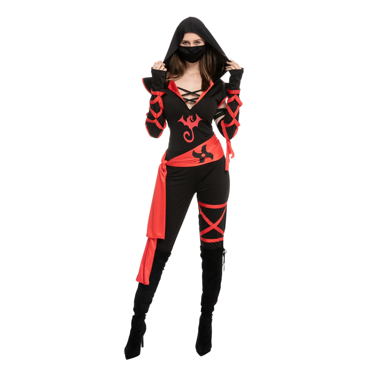 Disfraz de Ninja con Pantalón Largo para Mujer, foto 9 de 9