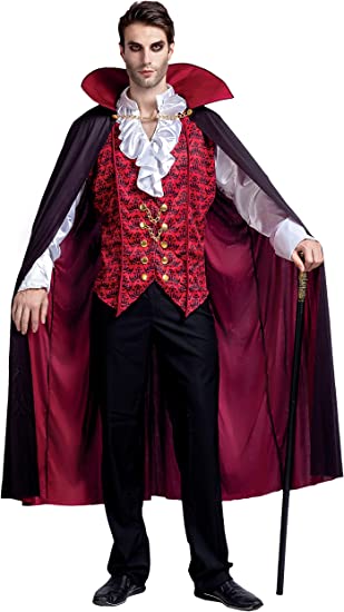 Disfraz de Vampiro Medieval Renacentista para Hombre, foto 1 de 9