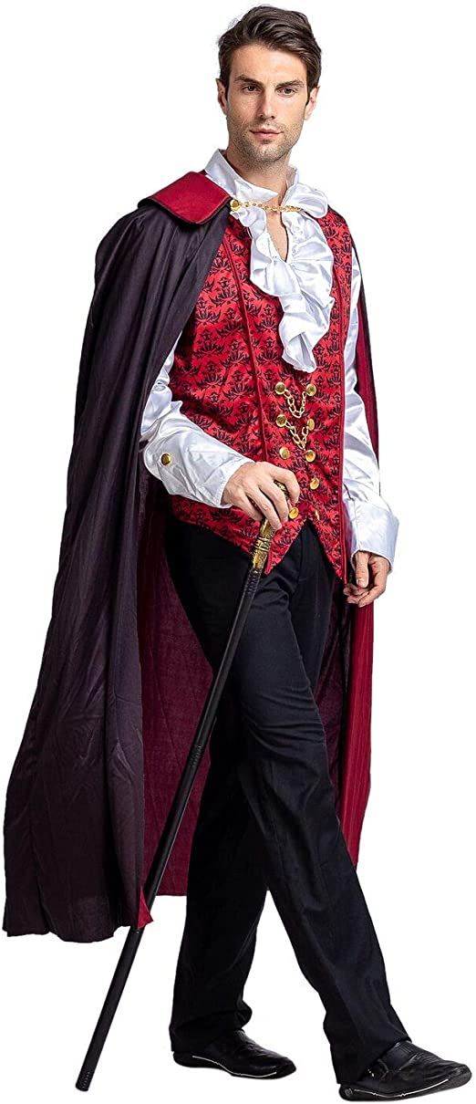 Disfraz de Vampiro Medieval Renacentista para Hombre, foto 4 de 9