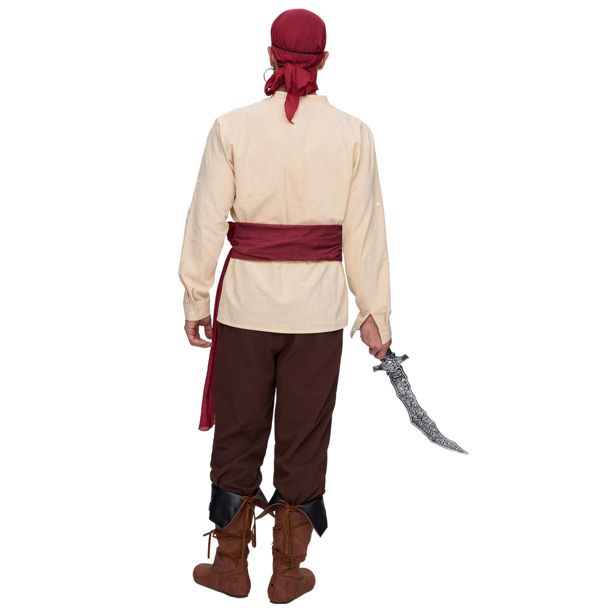 Disfraz de Pirata Vikingo Medieval para Adulto, foto 8 de 8