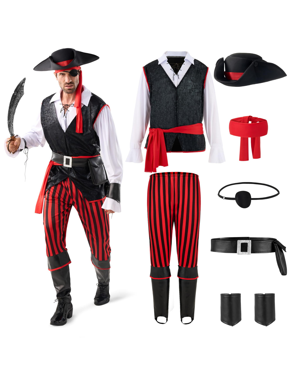 Disfraz de Pirata para Hombre, foto 1 de 8