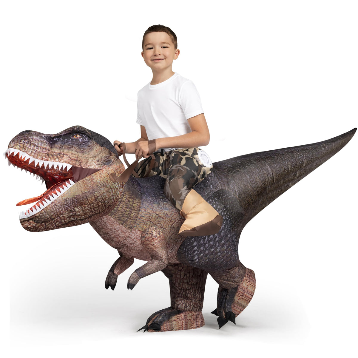 Disfraz Inflable de Dinosaurio Infantil, foto 1 de 8