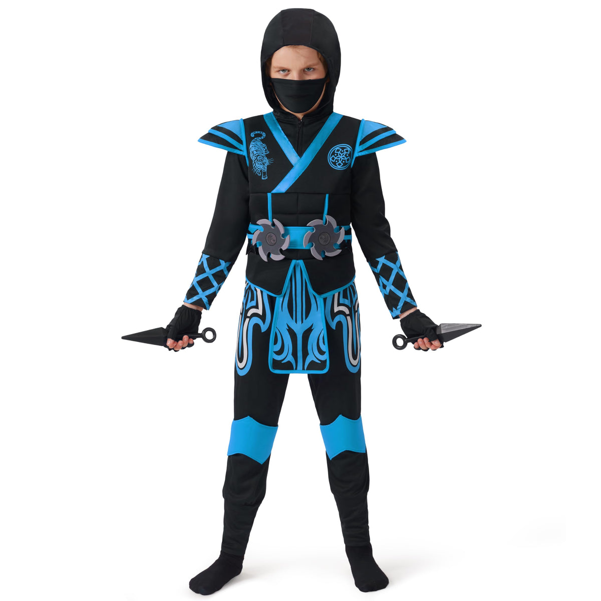 Disfraz de Ninja Azul Infantil, foto 3 de 8
