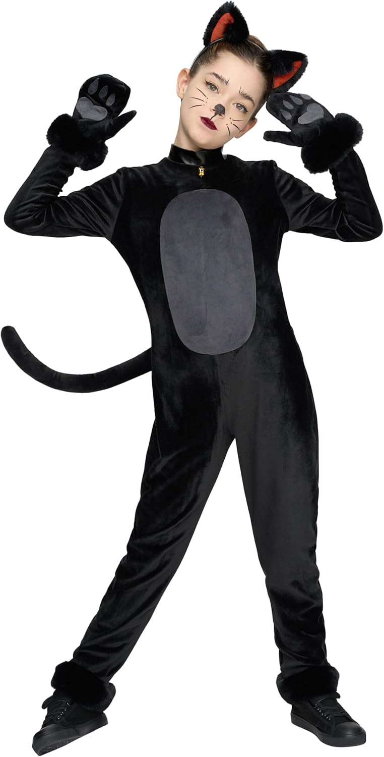 Disfraz de Gato Negro de Felpa, foto 1 de 8