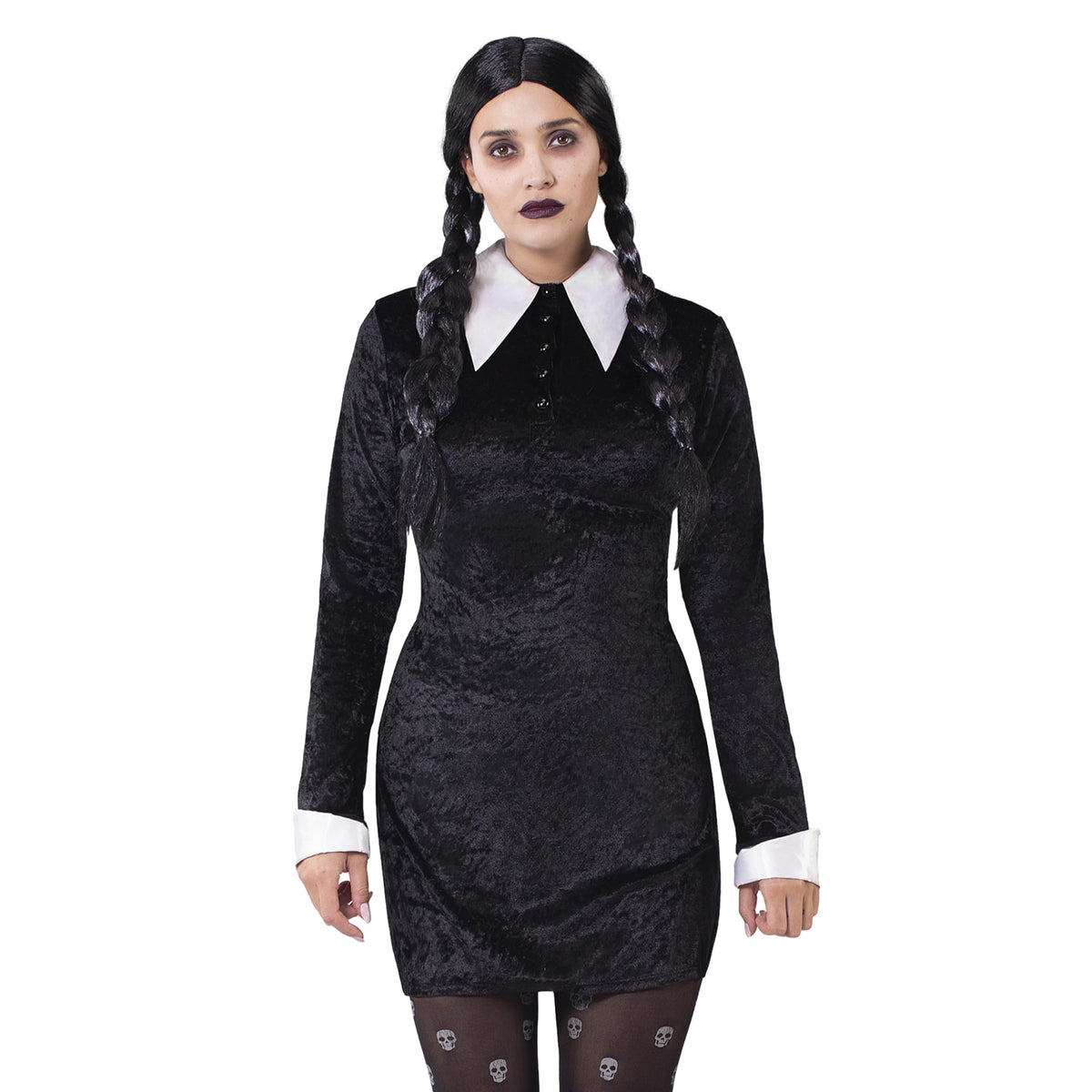 Disfraz Vestido Gótico Negro para Mujer, foto 1 de 8