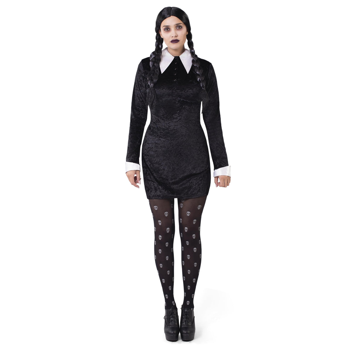 Disfraz Vestido Gótico Negro para Mujer, foto 4 de 8