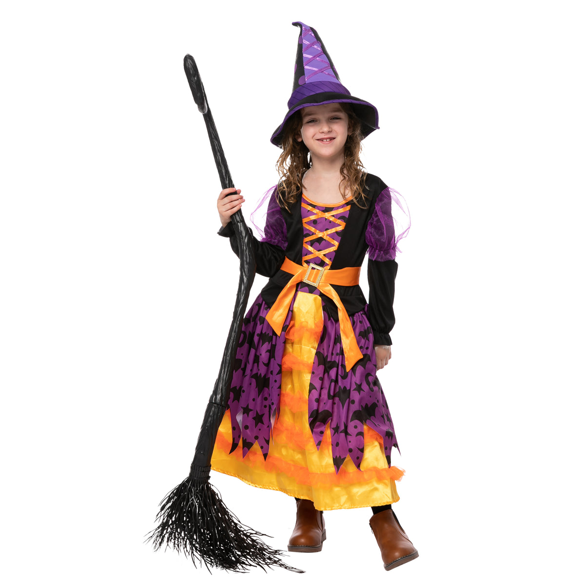 Disfraz de Bruja con Luces Infantil, foto 4 de 8