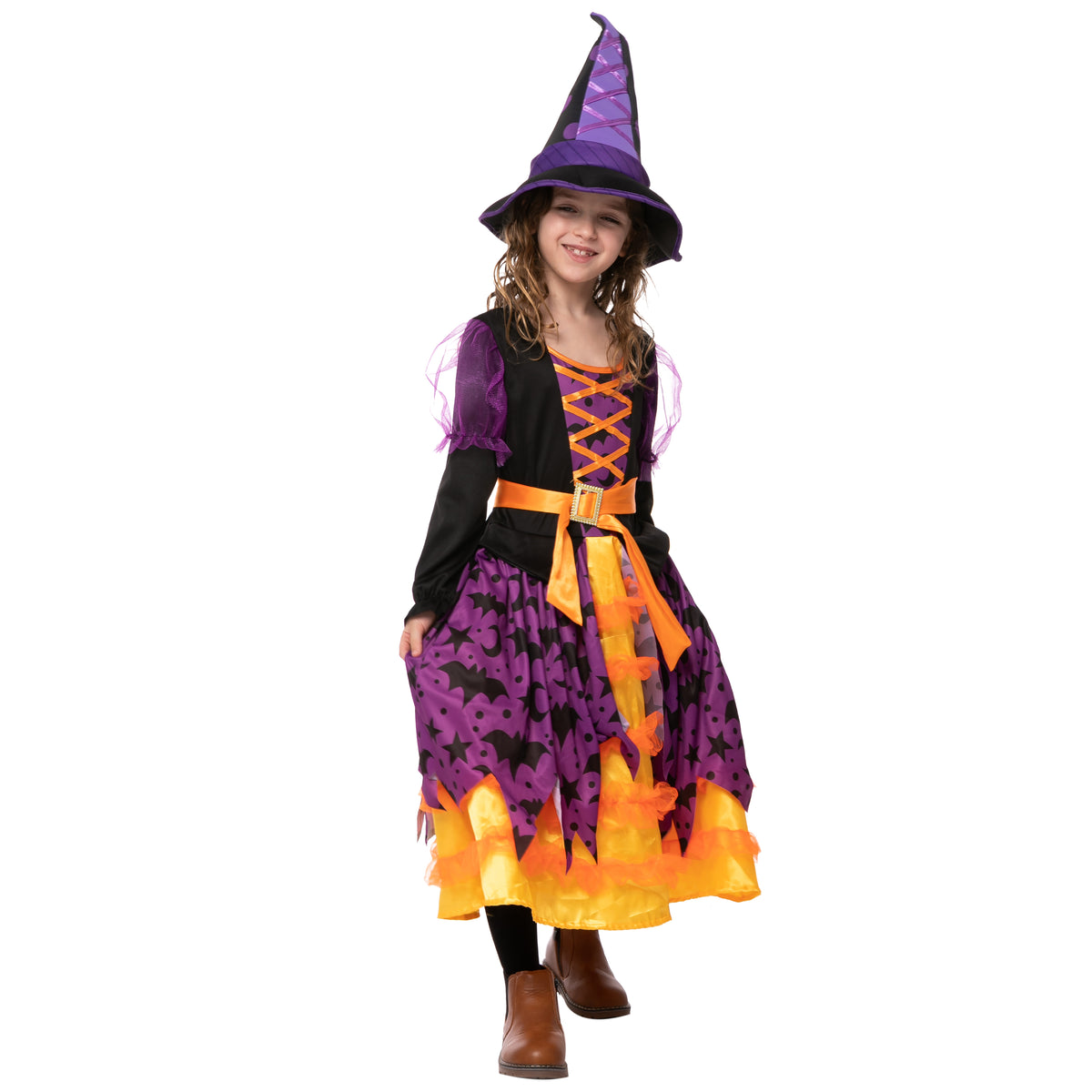 Disfraz de Bruja con Luces Infantil, foto 5 de 8