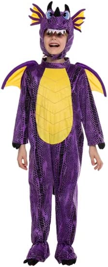 Disfraz de Dragón Morado Infantil, foto 7 de 8