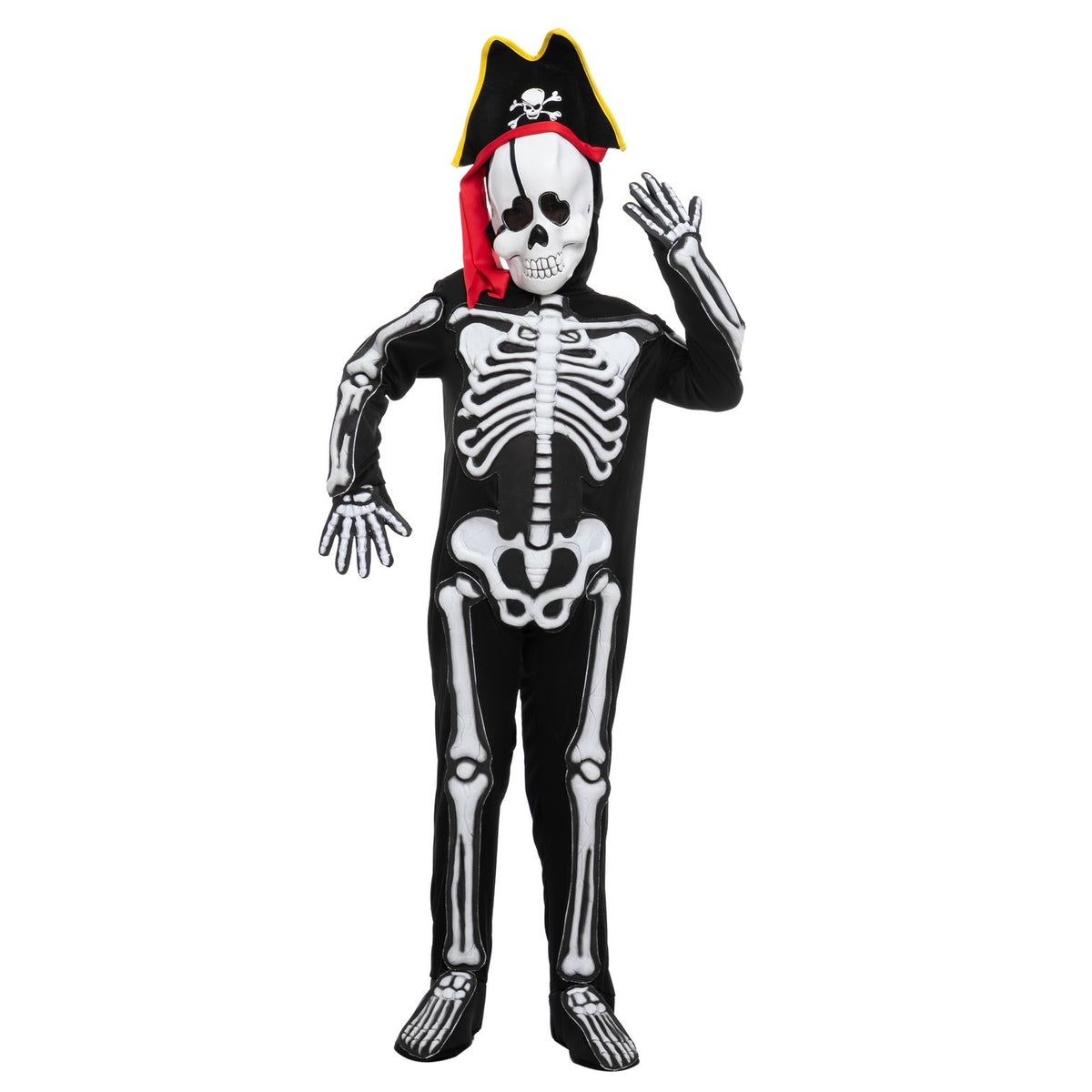 Disfraz de Pirata Esqueleto Infantil, foto 1 de 8