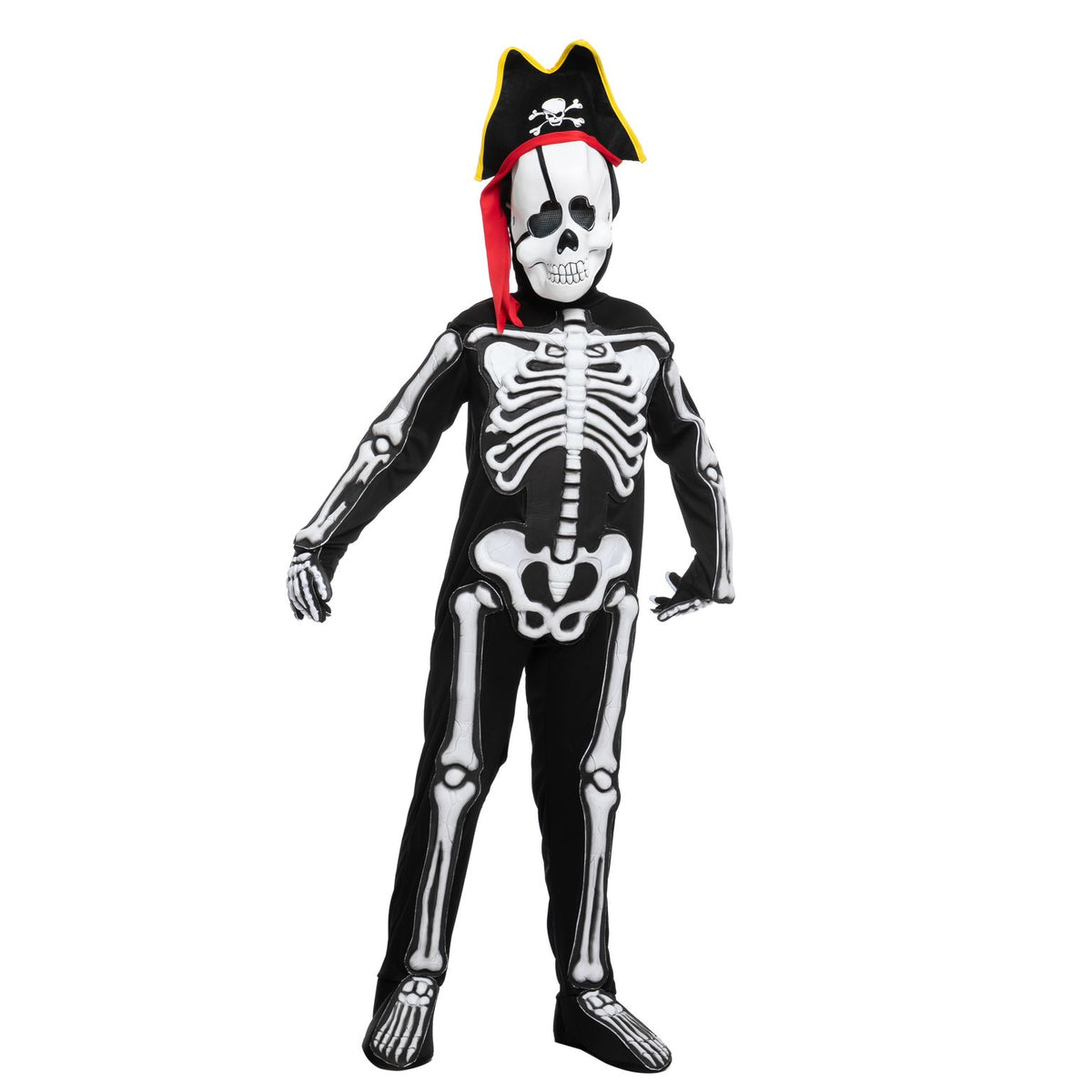 Disfraz de Pirata Esqueleto Infantil, foto 6 de 8