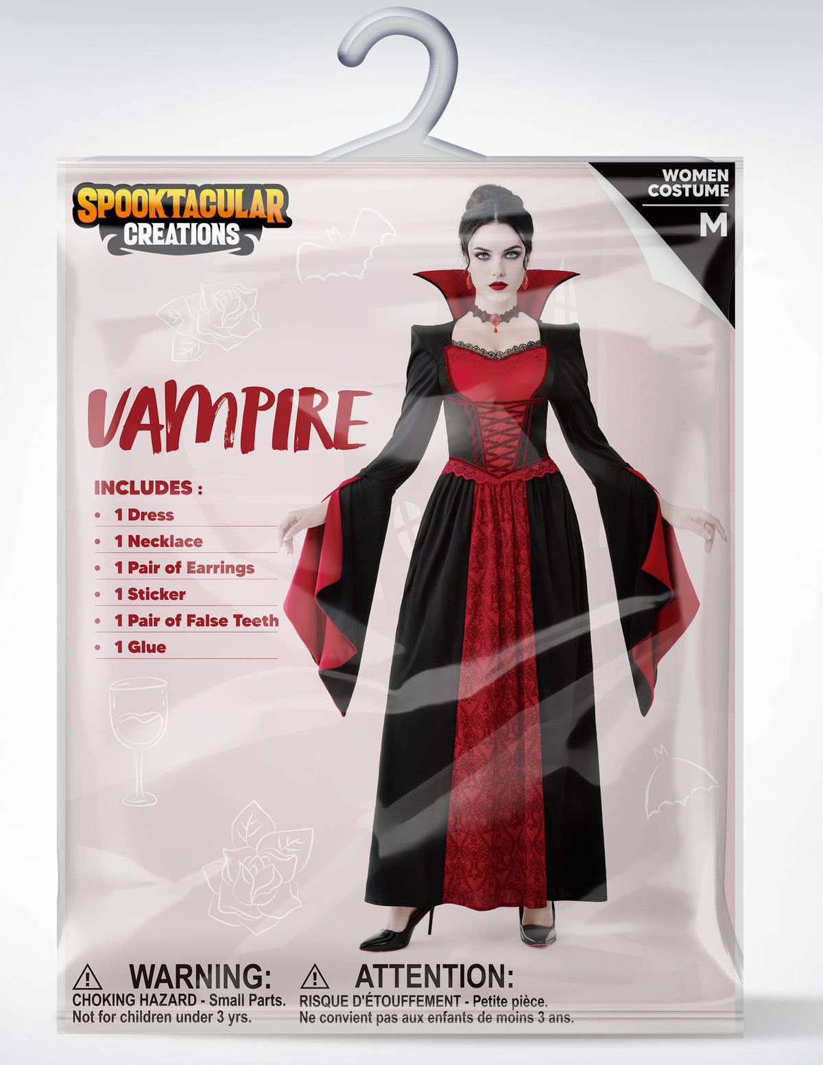 Set Disfraz de Vampiresa para Mujer, foto 6 de 7