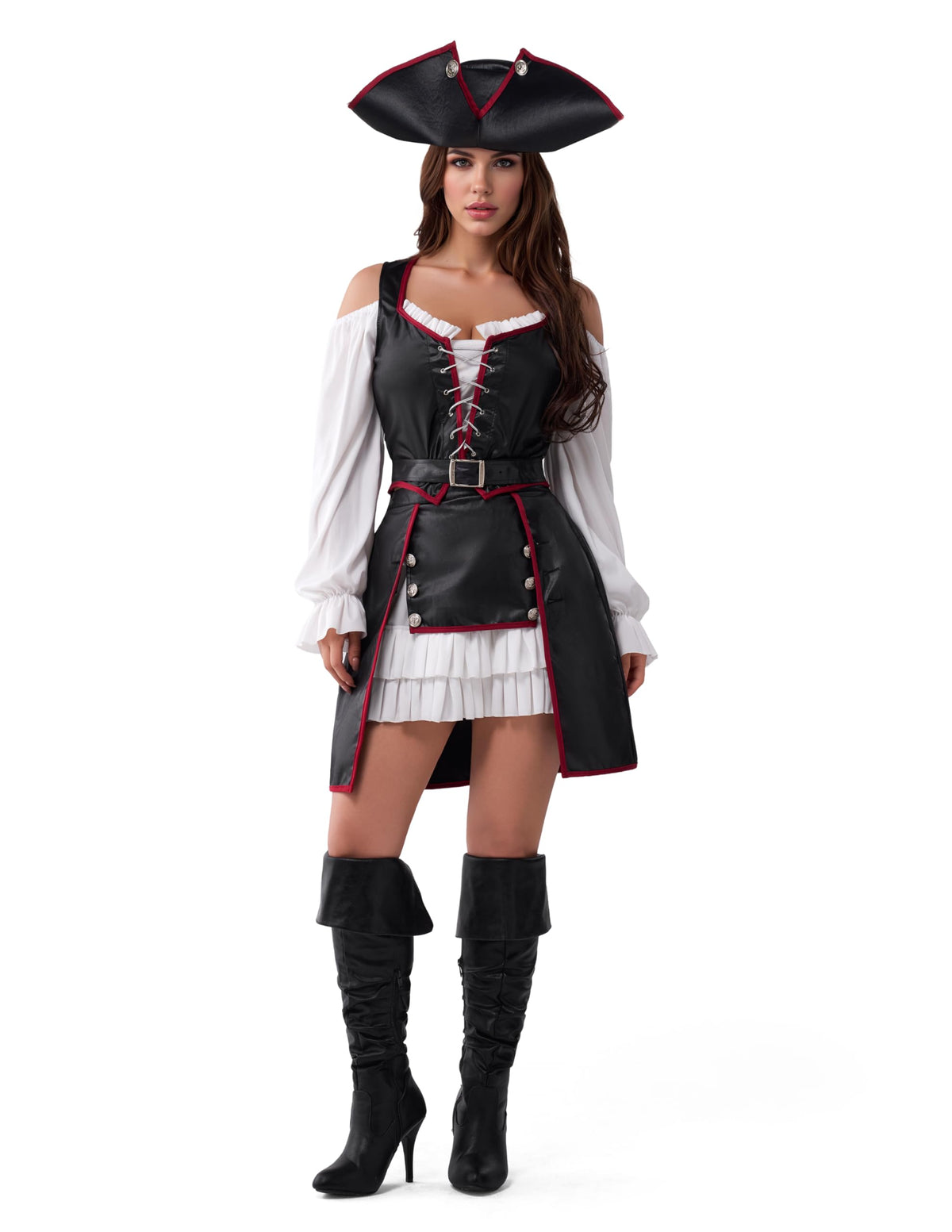 Disfraz Vestido de Pirata para Mujer, foto 3 de 7