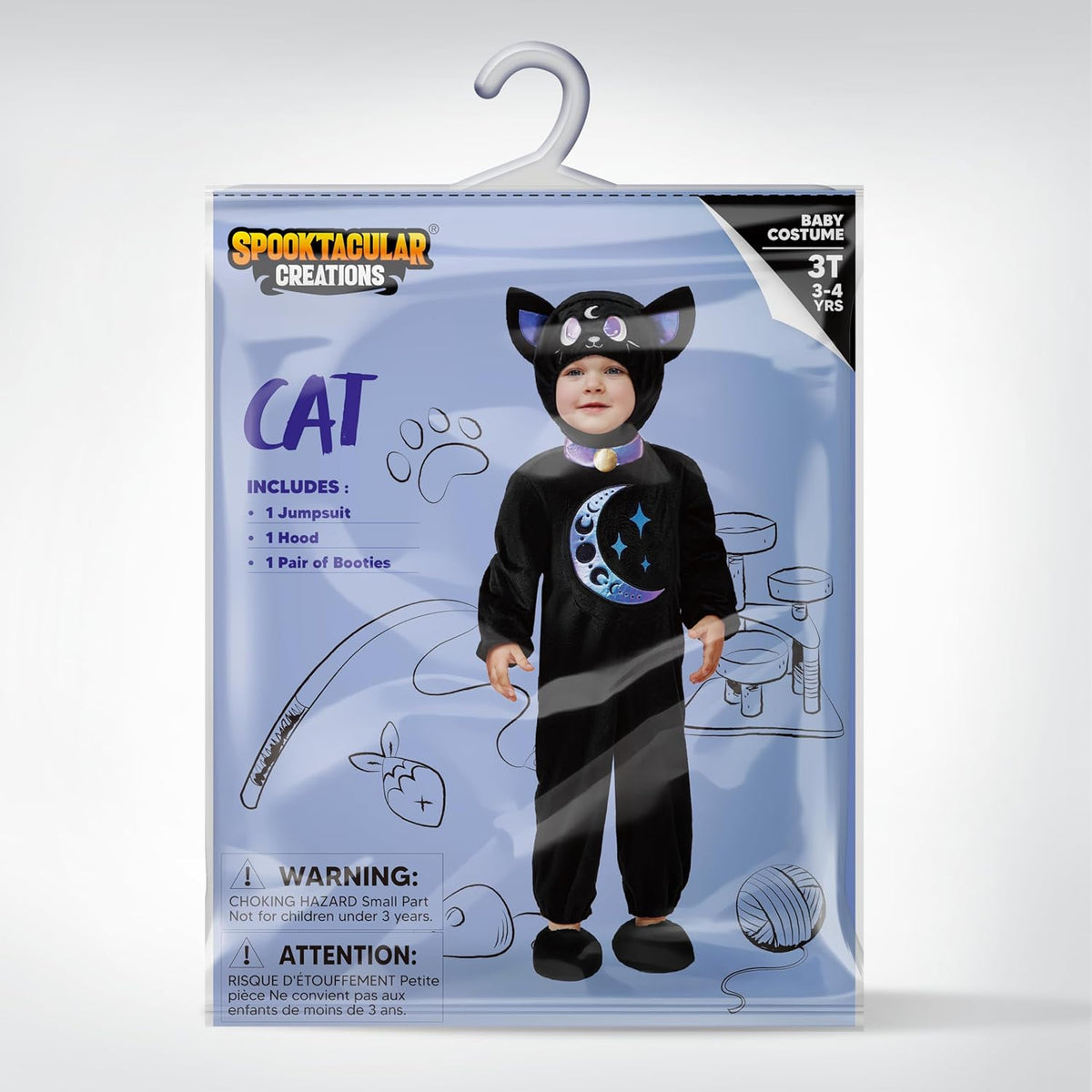 Disfraz de Gato Negro para Bebé, foto 7 de 7