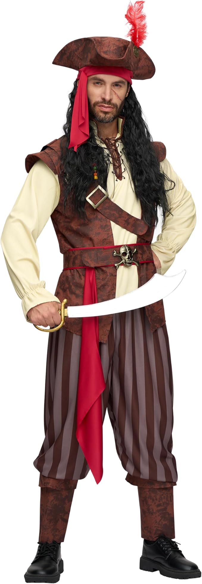 Disfraz de Pirata del Caribe para Hombre, foto 3 de 7