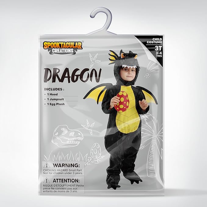 Disfraz de Dinosaurio con Alas y Huevos para Niños Pequeños, foto 7 de 7