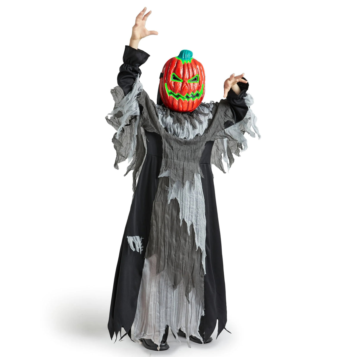 Disfraz de Espantapájaros Cabeza de Calabaza, foto 4 de 7