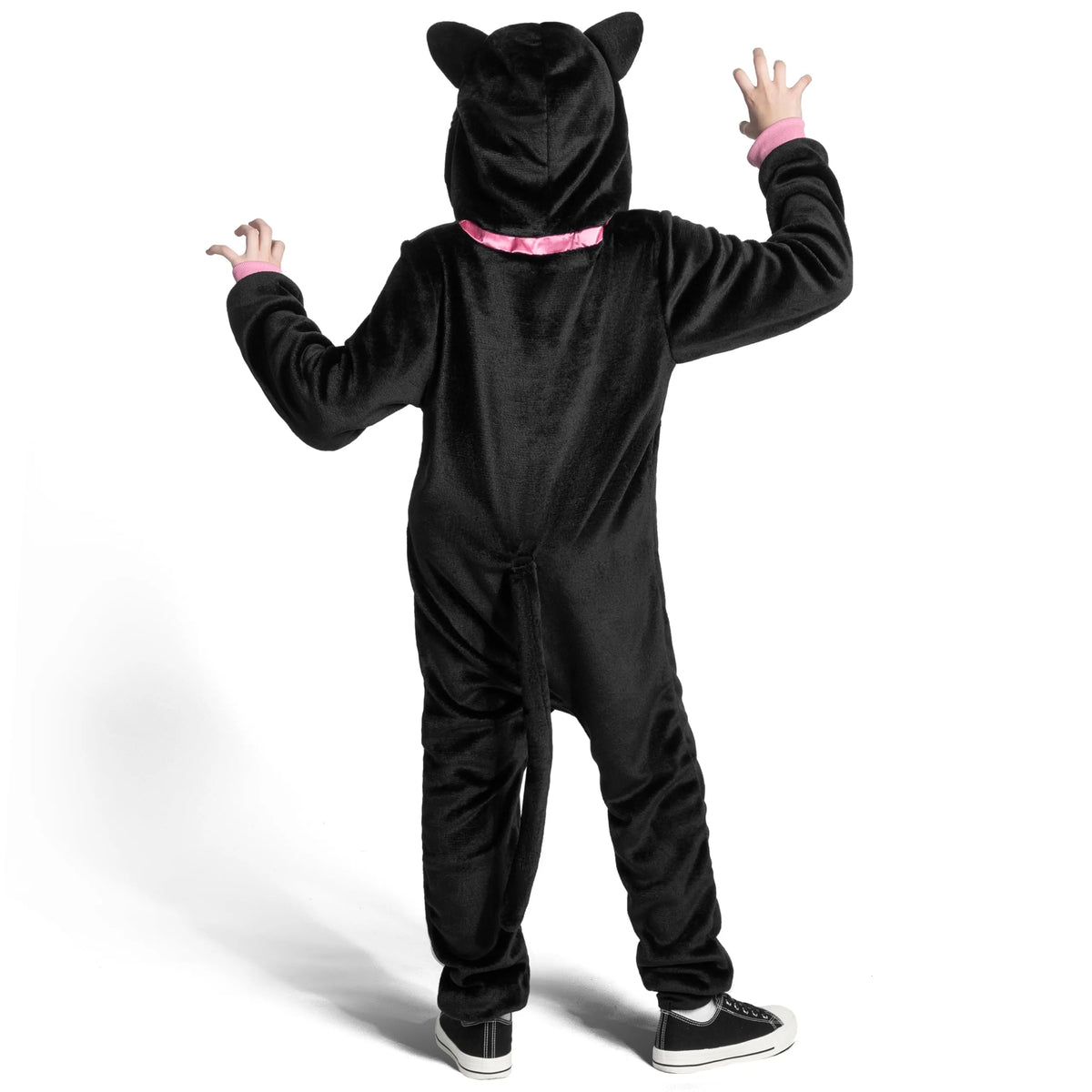 Enterizo de Gato Negro con Capucha Infantil, foto 4 de 7