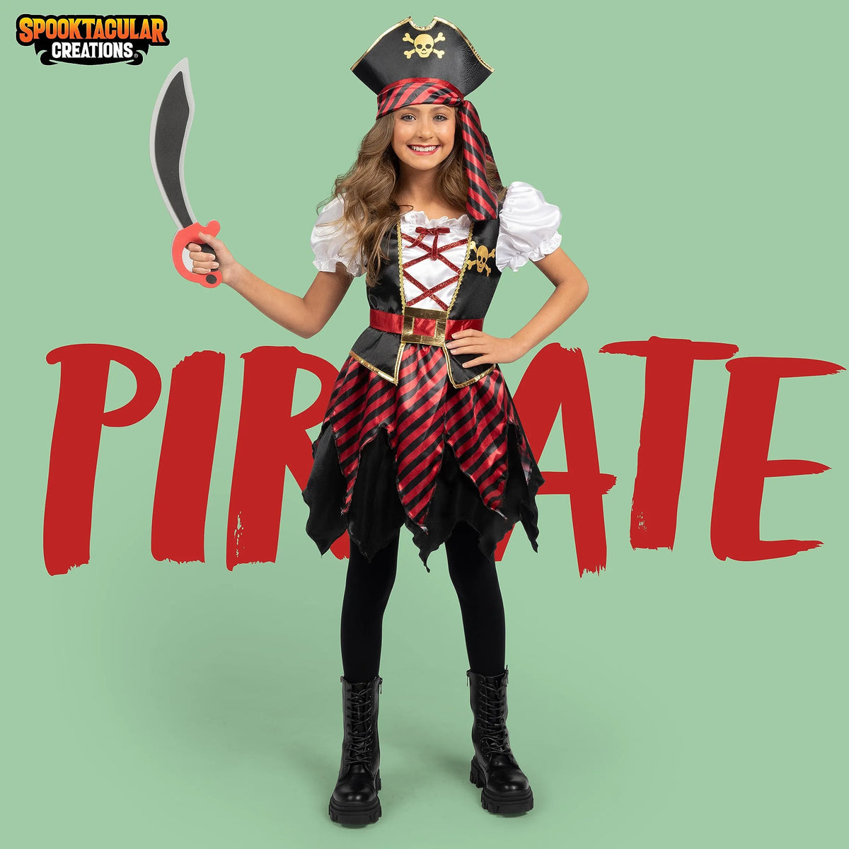 Disfraz de Princesa Bucanera para Niña, foto 2 de 7