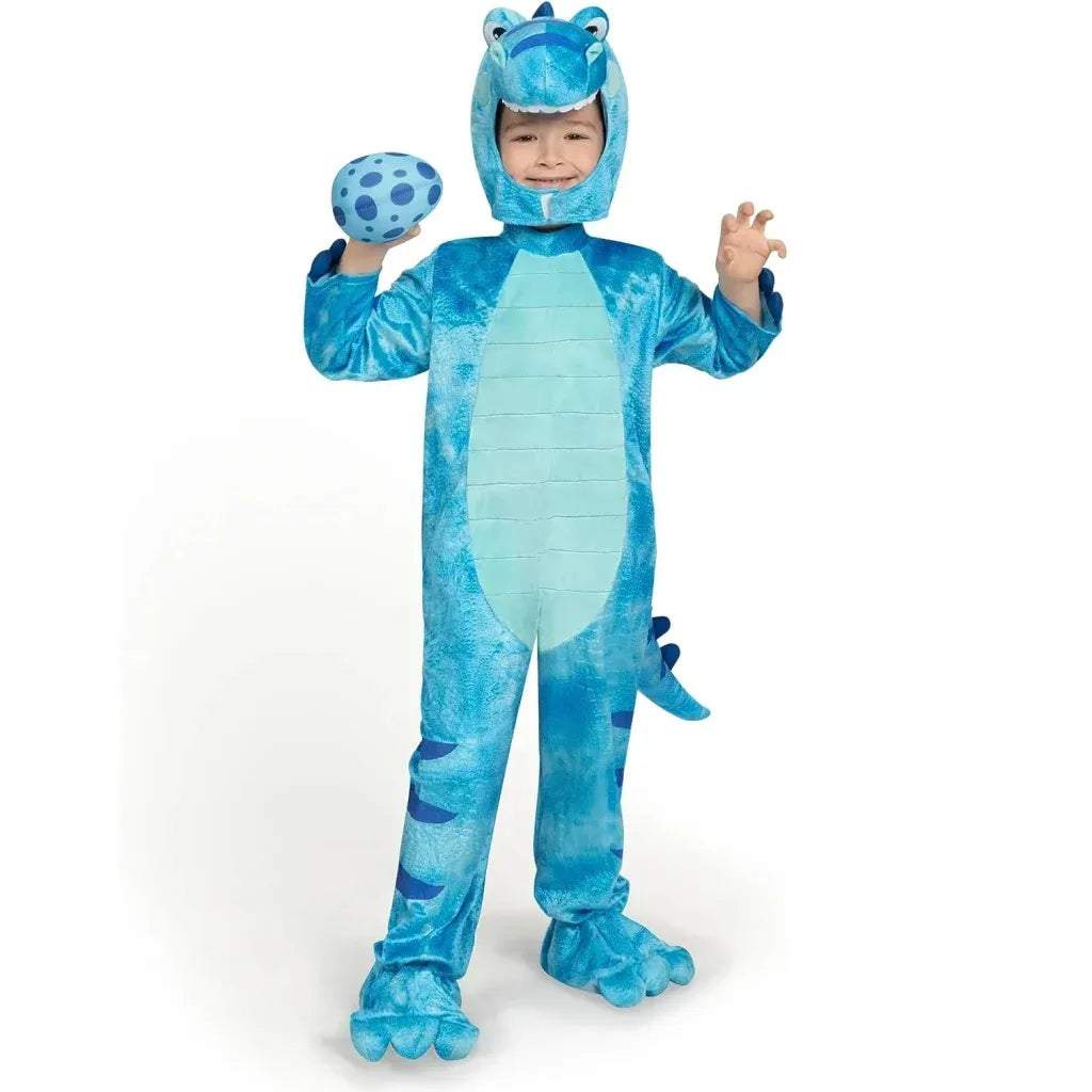 Disfraz de T-Rex Realista Azul, foto 2 de 7