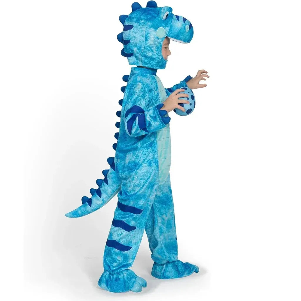 Disfraz de T-Rex Realista Azul, foto 3 de 7