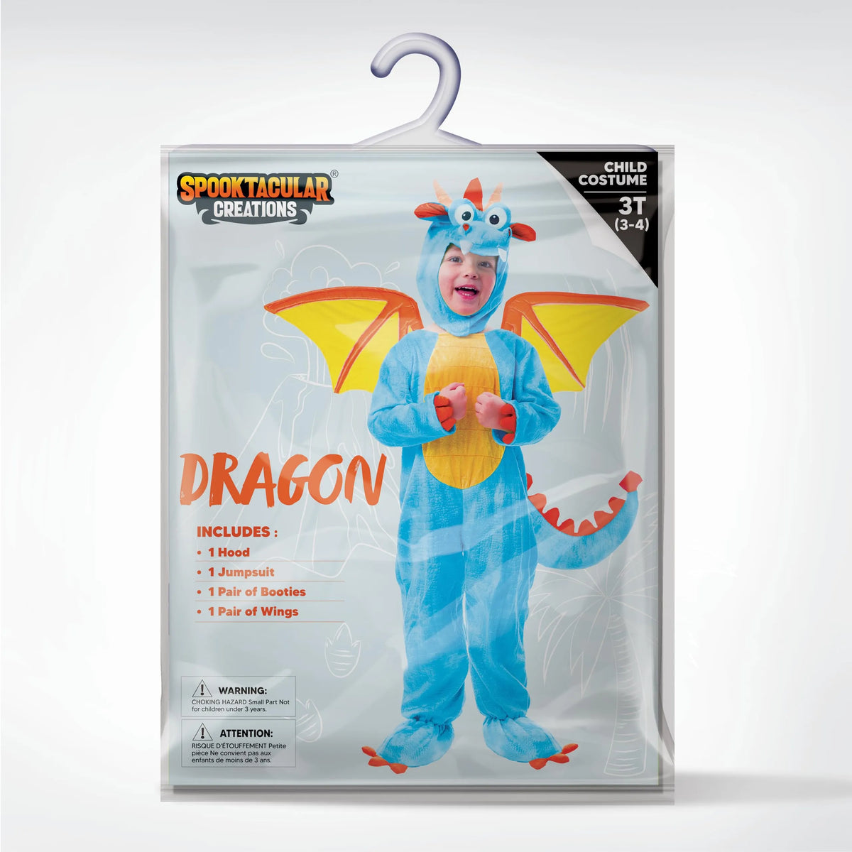 Disfraz de Dragón con Cola y Alas para Niños Pequeños, foto 6 de 7