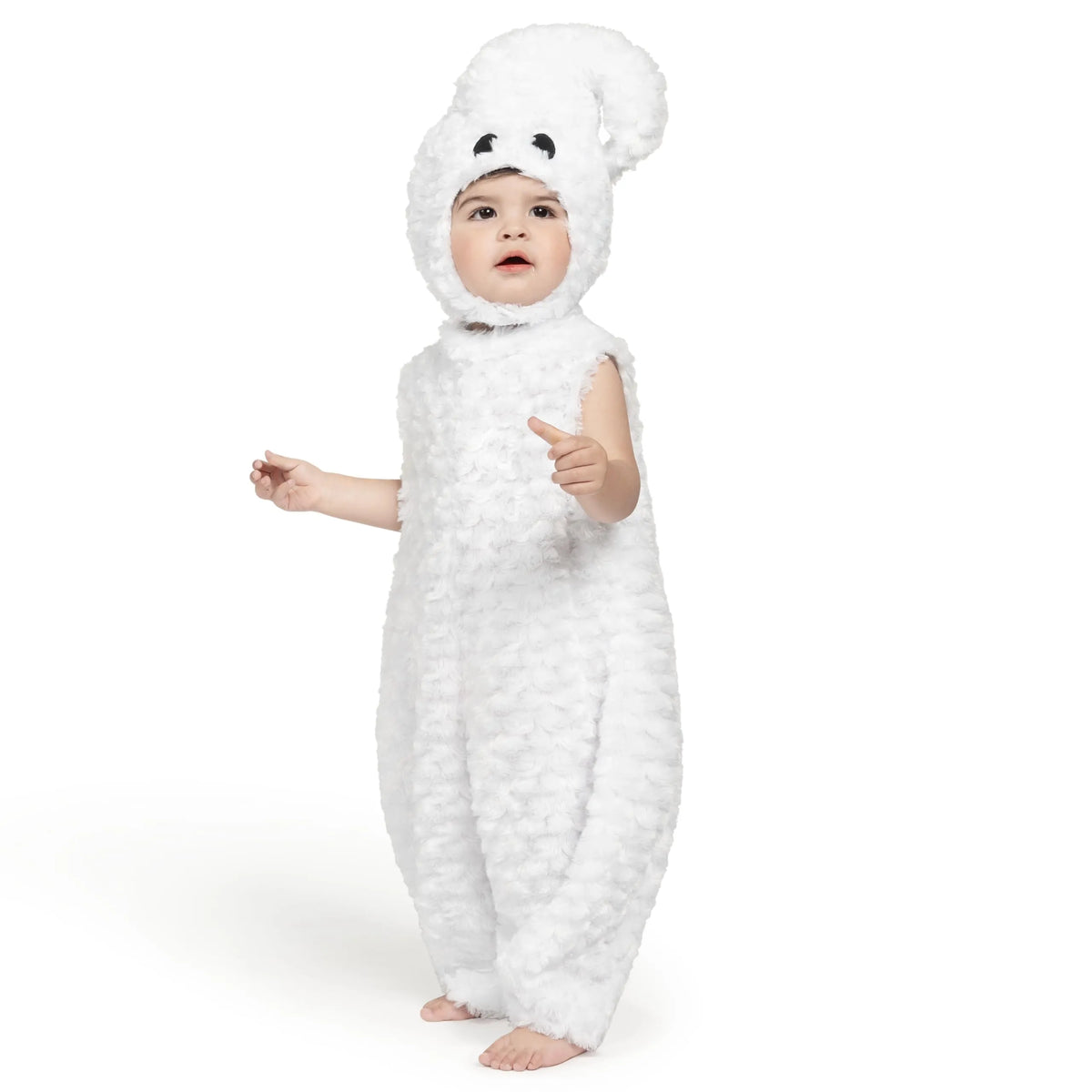 Enterizo de Fantasma con Capucha para Niños Pequeños, foto 5 de 7