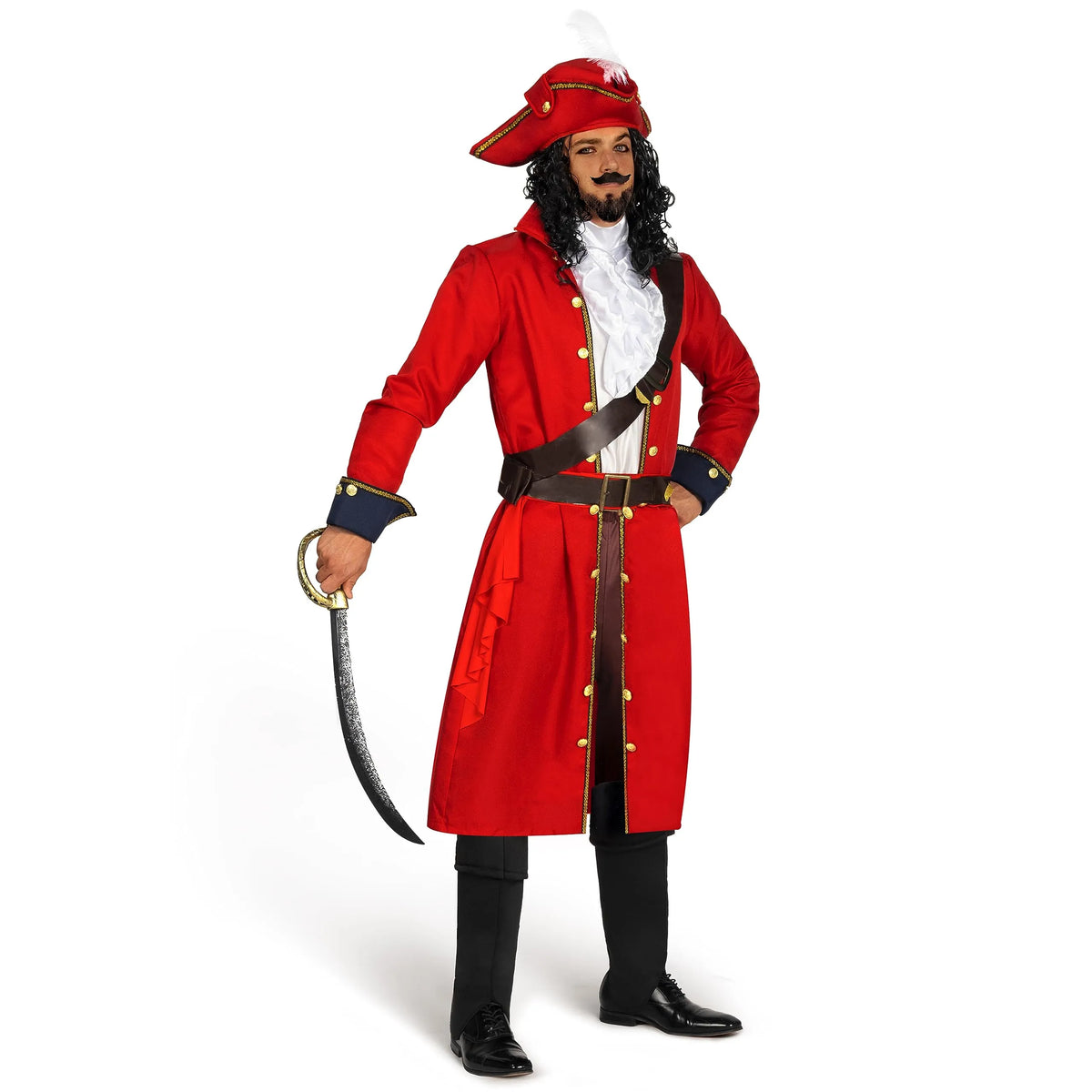 Set Disfraz de Capitán Pirata para Hombre, foto 3 de 7