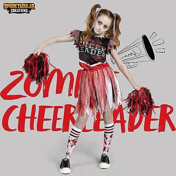 Disfraz de Porrista Zombie para Niña, foto 4 de 7