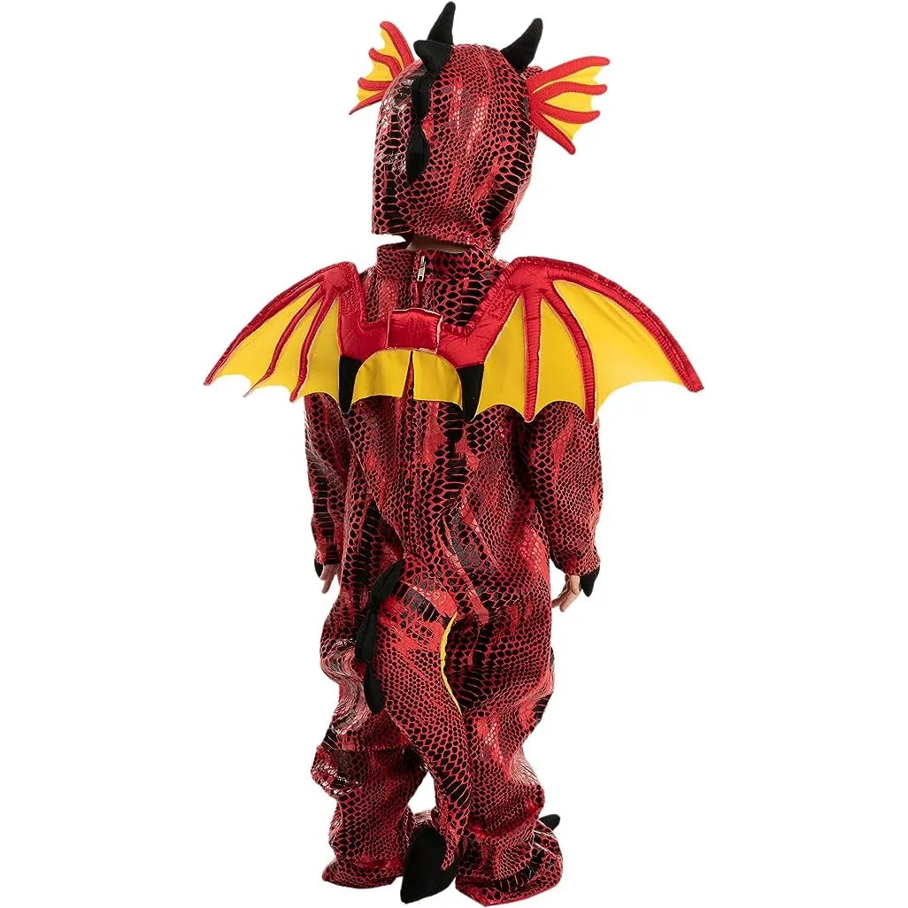 Disfraz de Dragón Rojo para Niños Pequeños, foto 3 de 7