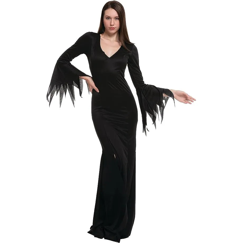 Disfraz Vestido Largo de Bruja Gótica, foto 6 de 7