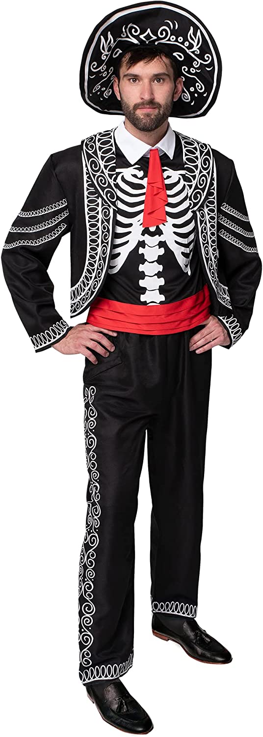 Disfraz de Día de Muertos para Hombre, foto 1 de 7