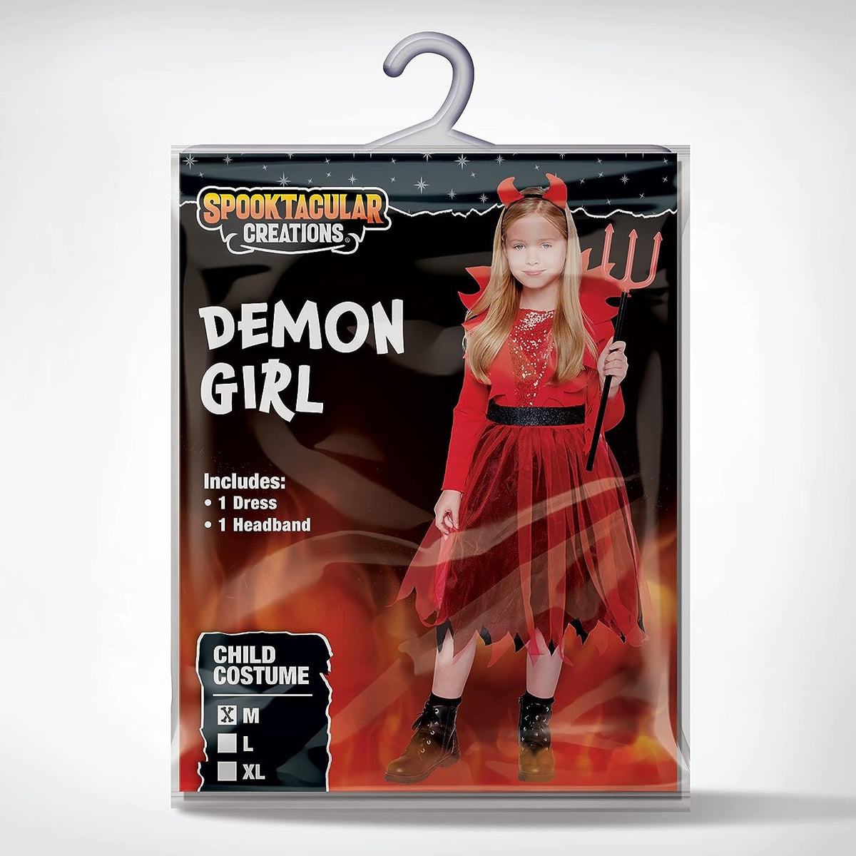 Disfraz Vestido de Diablita para Niña, foto 7 de 7