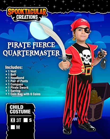 Disfraz de Pirata Contramaestre Infantil, foto 6 de 7