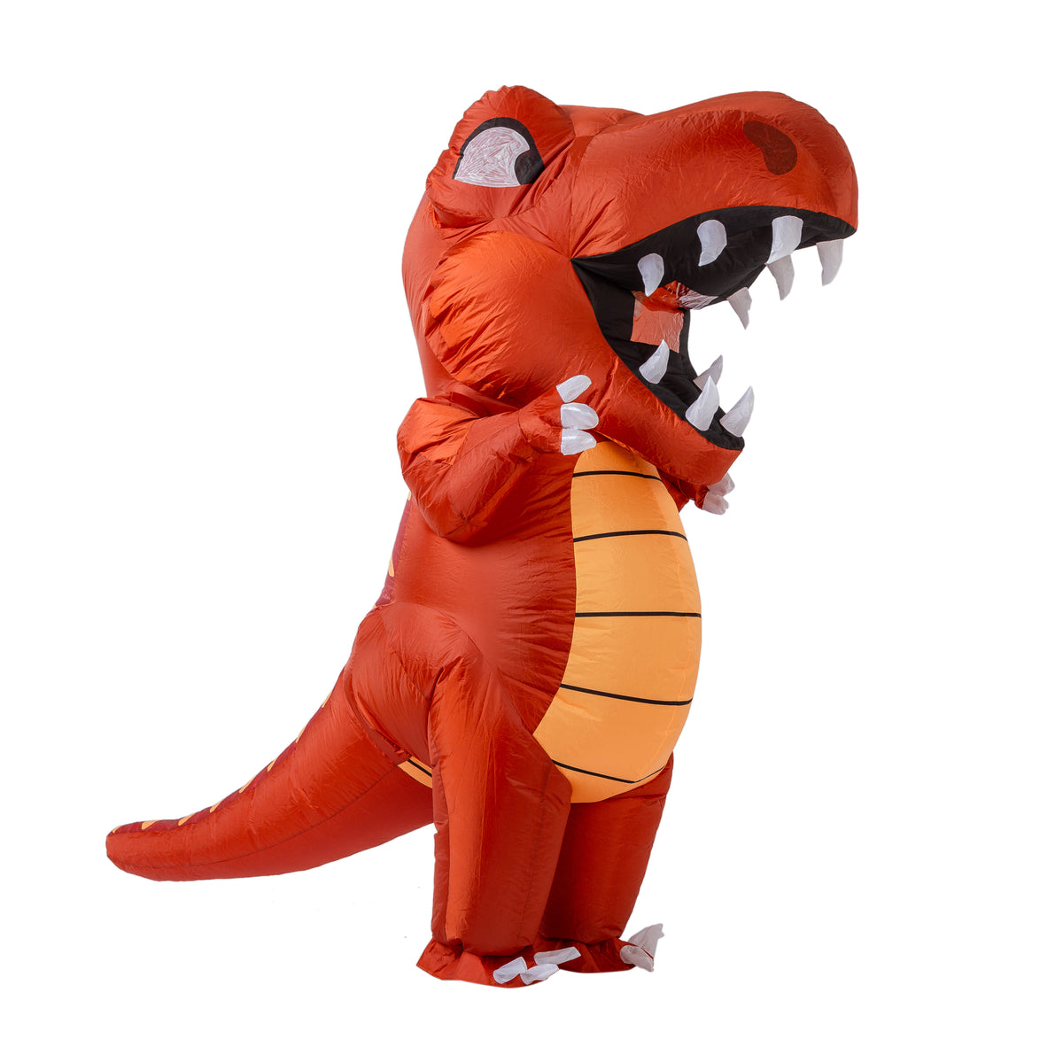 Disfraz Inflable de Dinosaurio Rojo Cuerpo Completo Infantil, foto 5 de 7